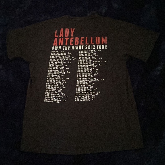 Lady Antebellum Own The Night Tour Tee - Picture 2 of 2